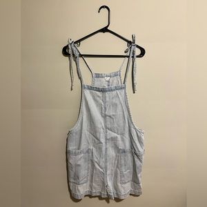 aerie Jean Short Romper